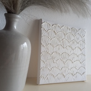 Festhető texturált kagyló kép - kreatív élménycsomag felnőtteknek és gyerekeknek - diy (csináld magad) - egységcsomag - Meska.hu
