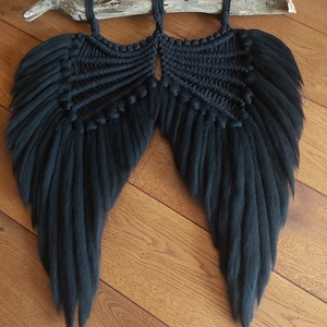 Nagy angyalszárny - otthon & életmód - dekoráció - fali és függő dekoráció - falra akasztható dekor - Meska.hu