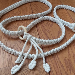 Makramé jóga matrac tartó - játék & sport - sport és kikapcsolódás - jóga, pilates, torna - jógatáska - Meska.hu