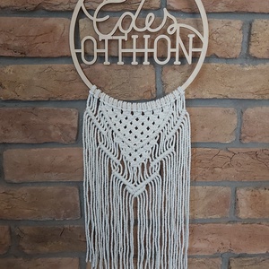 Édes otthon makraméval, Otthon & Életmód, Dekoráció, Fali és függő dekoráció, Függődísz, Csomózás, MESKA