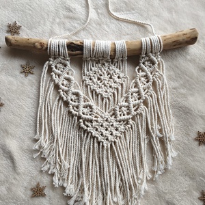 Makramé falidísz, Otthon & Életmód, Dekoráció, Fali és függő dekoráció, Függődísz, Csomózás, MESKA