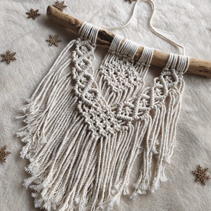 Makramé falidísz - otthon & életmód - dekoráció - fali és függő dekoráció - függődísz - Meska.hu