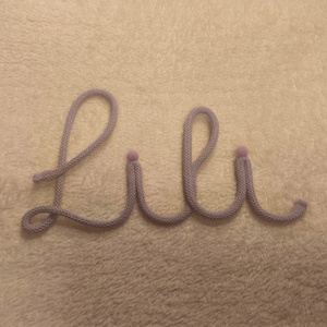 Fonal név, Baba - mama, Babanév dekoráció, Babaszoba dekoráció, , MESKA