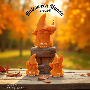 Halloween hangulat  vidám manógyertyák több változatban - Meska.hu