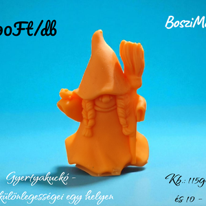 Halloween hangulat  vidám manógyertyák több változatban - kellékek & szerszámok - dekorációs kellékek - dekorációs gyertya - Meska.hu