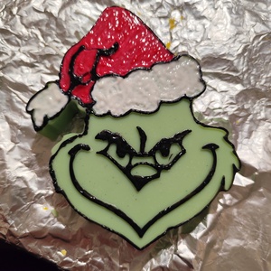 Karácsonyi Grincs gyertya  kézműves ajándék, Kellékek & szerszámok, Dekorációs kellékek, Dekorációs gyertya, , MESKA