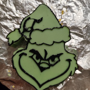 Karácsonyi Grincs gyertya  kézműves ajándék - kellékek & szerszámok - dekorációs kellékek - dekorációs gyertya - Meska.hu Karácsonyi Grincs gyertya  kézműves ajándék - kellékek & szerszámok - dekorációs kellékek - dekorációs gyertya - Meska.hu