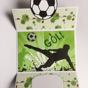 Gól! Focis képeslap, Foci világbajnokság, futball, football, soccer, focista - otthon & életmód - papír, írószer - Meska.hu