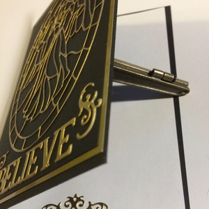 Arany angyal ,Karácsony, Advent, gyertya, őrangyal - karácsony - karácsonyi ajándékozás - karácsonyi képeslap, üdvözlőlap, ajándékkísérő - Meska.hu