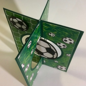 Interaktív focis születésnapi képeslap, futball, meccs, gól -  - Meska.hu