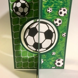 Interaktív focis születésnapi képeslap, futball, meccs, gól -  - Meska.hu