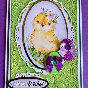 'Csibe' húsvéti képeslap - Meska.hu