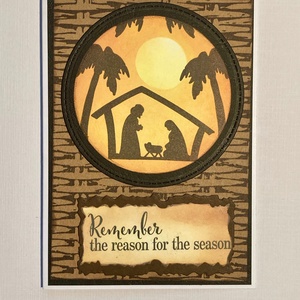 Krisztus születése karácsonyi képeslap - Meska.hu