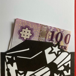 Diplomaosztó, ballagás,végzős üdvözlőlap, pénzátadó, képeslap - otthon & életmód - papír, írószer - Meska.hu