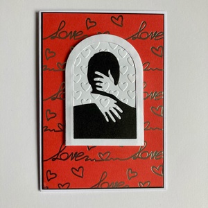 Szeretlek szerelmes képeslap, üdvözlet, ajándékkísérő, Valentin nap, love - Meska.hu