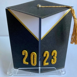 Ballagási kalap képeslap, diplomaosztó, diploma, ballagás, Otthon & Életmód, Papír, írószer, Képeslap, üdvözlőlap, Ajándékozás kellékei, Papírművészet, MESKA