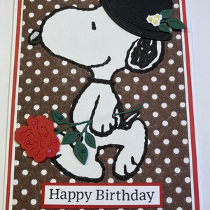 Snoopy  képeslap - otthon & életmód - papír, írószer - Meska.hu