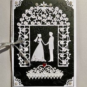 Esküvői képeslap, házasságkötés, esküvő ,wedding , Otthon & Életmód, Papír, írószer, Képeslap, üdvözlőlap, Mindenmás, Papírművészet, MESKA