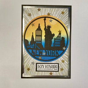 New York képeslap, Otthon & Életmód, Papír, írószer, Ajándékozás kellékei, Képeslap, üdvözlőlap, Papírművészet, MESKA