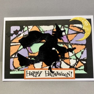 Halloween képeslap , Otthon & Életmód, Dekoráció, Halloween, Halloweeni meghívó, képeslap, ajándékkísérő, Papírművészet, MESKA