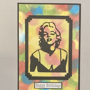 Marilyn Monroe születésnapi képeslap, Otthon & Életmód, Papír, írószer, Ajándékozás kellékei, Képeslap, üdvözlőlap, Papírművészet, MESKA