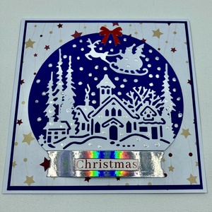 Hógömb karácsonyi képeslap, üdvözlőlap, ajándékkísérő. - karácsony - karácsonyi ajándékozás - karácsonyi képeslap, üdvözlőlap, ajándékkísérő - Meska.hu