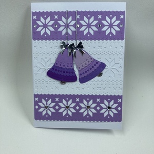  Csengők karácsonyi képeslap, üdvözlőlap, ajándékkísérő, harang - karácsony - karácsonyi ajándékozás - karácsonyi képeslap, üdvözlőlap, ajándékkísérő - Meska.hu