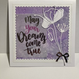 Virágos születésnapi képeslap, ajándékkísérő, Otthon & Életmód, Papír, írószer, Ajándékozás kellékei, Képeslap, üdvözlőlap, Papírművészet, MESKA