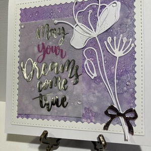 Virágos születésnapi képeslap, ajándékkísérő - otthon & életmód - papír, írószer - ajándékozás kellékei - képeslap, üdvözlőlap - Meska.hu