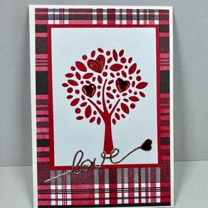 Valentin napi szerelmes képeslap, ajándékkísérő, szív, szerelem, Otthon & Életmód, Papír, írószer, Ajándékozás kellékei, Képeslap, üdvözlőlap, Papírművészet, MESKA