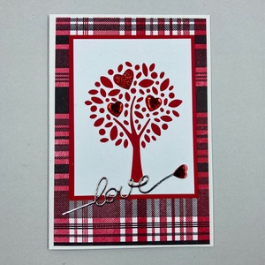 Valentin napi szerelmes képeslap, ajándékkísérő, szív, szerelem - otthon & életmód - papír, írószer - ajándékozás kellékei - képeslap, üdvözlőlap - Meska.hu