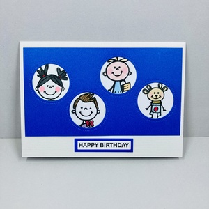 Szines  képeslap születésnapra,  ajándékkísérő zsúrra - otthon & életmód - papír, írószer - ajándékozás kellékei - képeslap, üdvözlőlap - Meska.hu