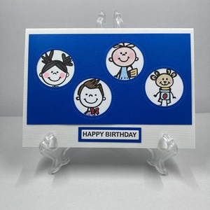 Szines  képeslap születésnapra,  ajándékkísérő zsúrra - otthon & életmód - papír, írószer - ajándékozás kellékei - képeslap, üdvözlőlap - Meska.hu