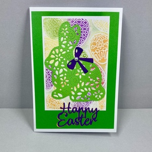 Húsvéti nyúl, nyuszi képeslap, ajándékkísérő - Meska.hu