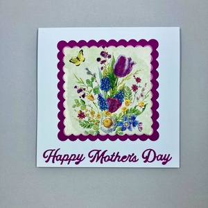 Anyáknapi virágos képeslap - Meska.hu