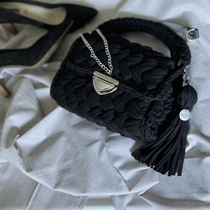 Horgolt crossbody, Táska & Tok, Kézitáska & válltáska, Alkalmi táska, Horgolás, MESKA