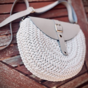 Horgolt crossbody, Táska & Tok, Kézitáska & válltáska, Alkalmi táska, Horgolás, MESKA
