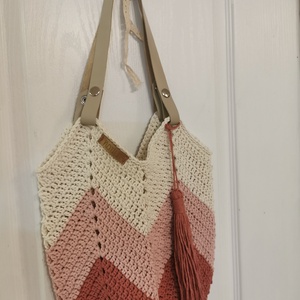Puncs Zig zag táska - táska & tok - bevásárlás & shopper táska - shopper, textiltáska, szatyor - Meska.hu