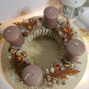 Adventi koszorú - karácsony - adventi díszek - adventi koszorú - Meska.hu
