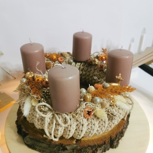 Adventi koszorú - karácsony - adventi díszek - adventi koszorú - Meska.hu