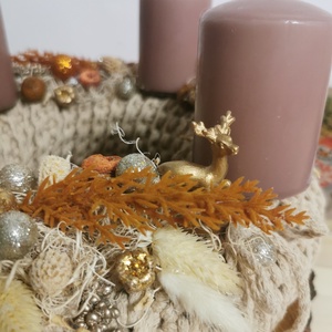 Adventi koszorú - karácsony - adventi díszek - adventi koszorú - Meska.hu