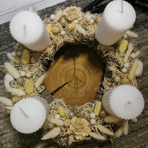 Adventi koszorú - karácsony - adventi díszek - adventi koszorú - Meska.hu