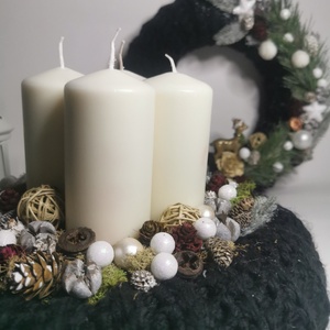 Adventi koszorú - karácsony - adventi díszek - adventi koszorú - Meska.hu