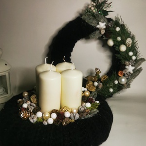 Adventi koszorú - karácsony - adventi díszek - adventi koszorú - Meska.hu