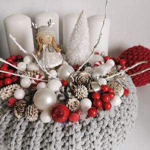 Adventi koszorú - karácsony - adventi díszek - adventi koszorú - Meska.hu