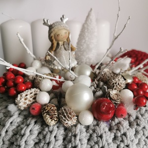 Adventi koszorú - karácsony - adventi díszek - adventi koszorú - Meska.hu