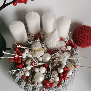 Adventi koszorú - karácsony - adventi díszek - adventi koszorú - Meska.hu