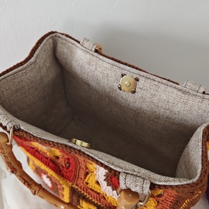 Horgolt táska  - táska & tok - kézitáska & válltáska - kézitáska - Meska.hu