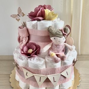 LILI pelenkatorta, Játék & Sport, Babalátogató ajándékcsomag, Papírművészet, MESKA