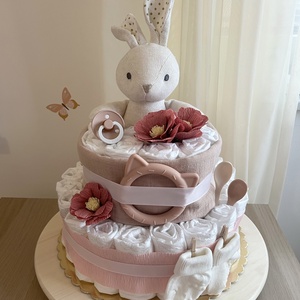 Nyuszis pelenkatorta (nagy) - Meska.hu